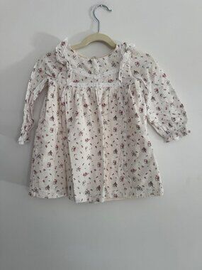 The Little White Company Baby Girl Floral Dress 12-18M